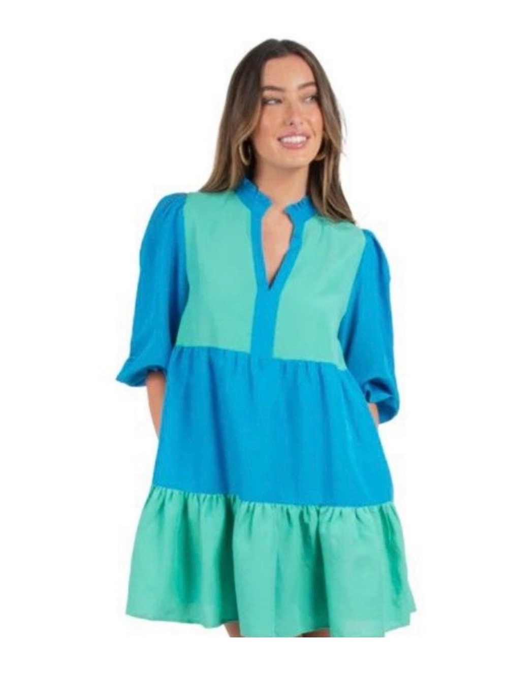 Emily McCarthy Colorblock Dress